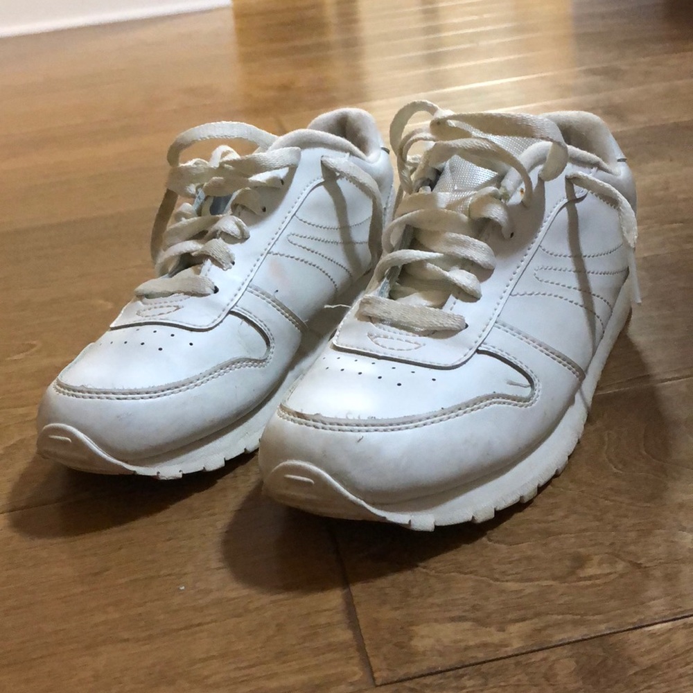 White sneakers